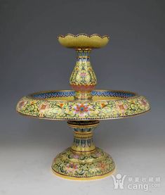 丁明鸿大师18寸景泰蓝托盘 传统工艺的璀璨珍品